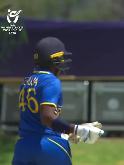 Dimantha Mahavithana - Wicket - Afghanistan vs Sri Lanka