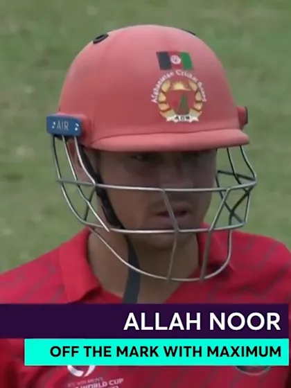 Nissan POTD: Allah Noor gets off the mark with a stylish six
