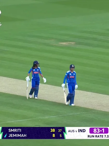Smriti Mandhana - Wicket - Australia vs India