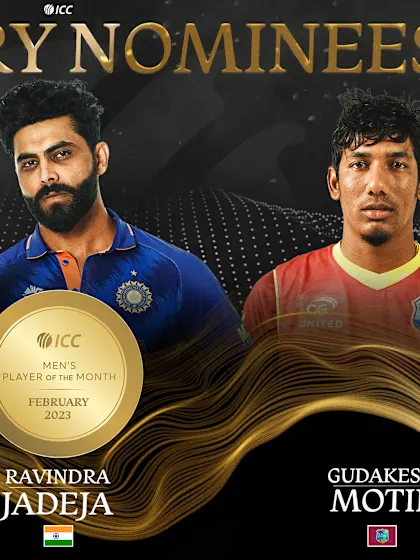 Logo of ICC Men's Player of the Month nominees for February 2023 revealed