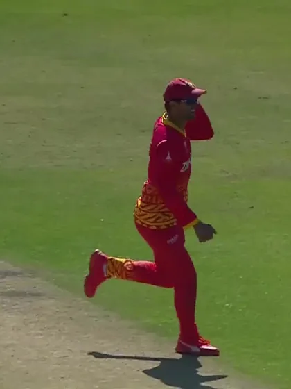 Teja Nidamanuru - Wicket - Zimbabwe vs Netherlands