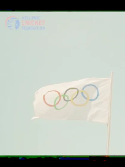 Logo of Hellenic Cricket Federation celebrates cricket’s return to the Olympics