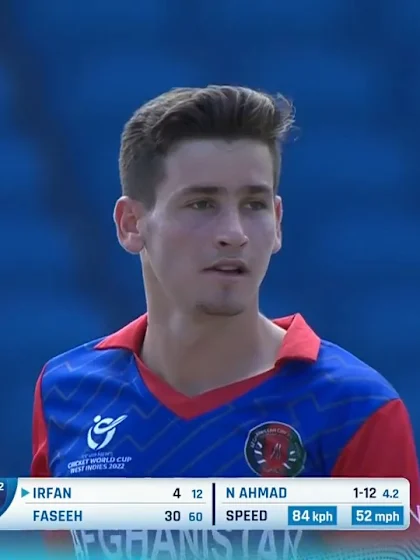 Noor Ahmad strikes | PAK v AFG | ICC U19 Men’s CWC 2022