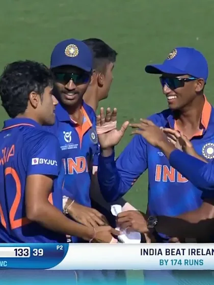 India’s Winning Moment | IND v IRE | ICC U19 Men’s CWC 2022