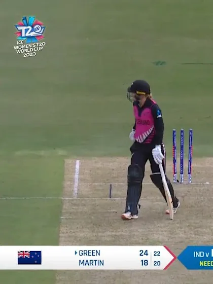 Logo of WT20WC: Ind v NZ – Green falls after making 24