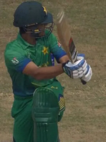 Masood smashes huge Six for Pakistan