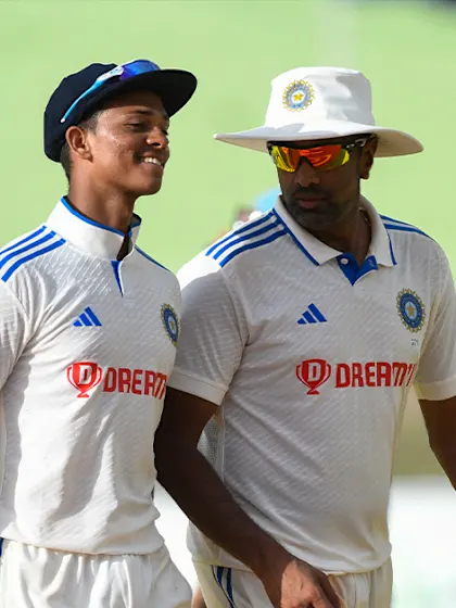 Logo of Jaiswal and Ashwin star in India’s comprehensive win