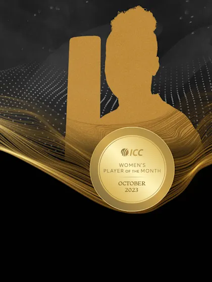 ICC Women's Player of the Month for October 2023 revealed