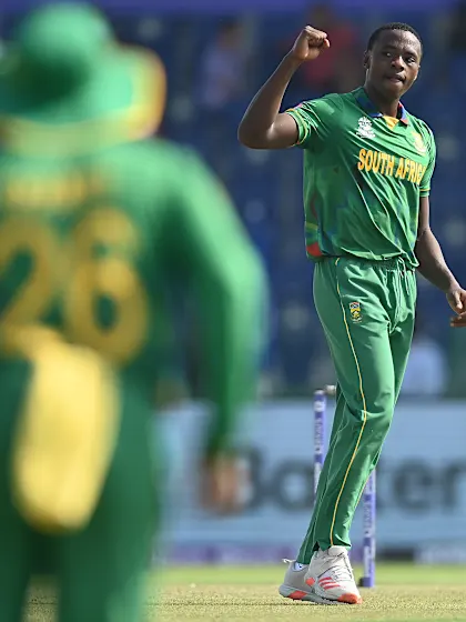 Logo of Rabada runs riot in fiery spell
