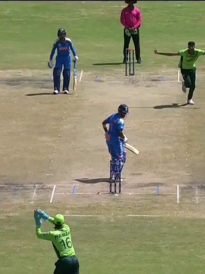 Aaron Varghese - Wicket - India vs Pakistan