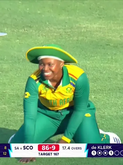 Logo of Abtaha Maqsood - Wicket - South Africa vs Scotland