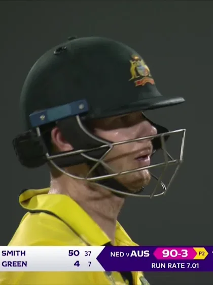 Steve Smith - Half Century - Australia vs Netherlands