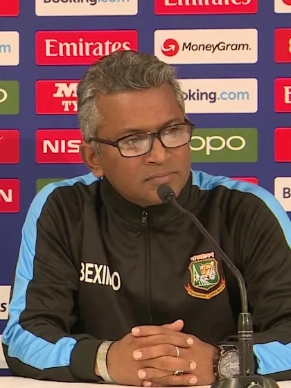 29 February - Melbourne - Bangladesh player Ritu Moni post-match press conference