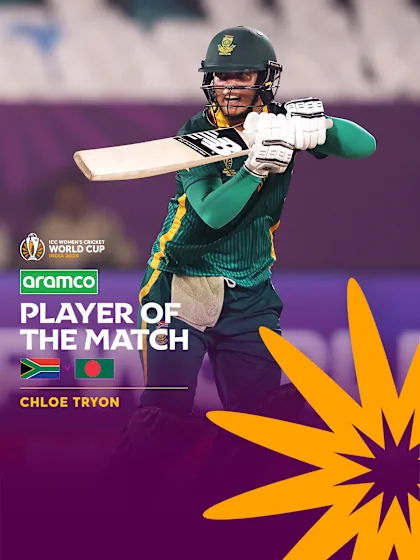 Chloe Tryon's all-round performance against Bangladesh | Aramco POTM Highlights | CWC25
