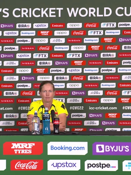 2 April - Christchurch - Australia Captain Meg Lanning pre-match press conference