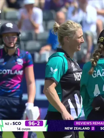 Sarah Bryce - Wicket - New Zealand vs Scotland