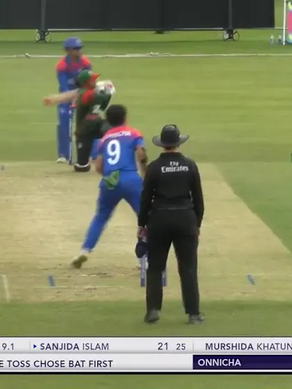 ICC T20WC Qualifier: BAN v THA - Sanjida Islam sweeps one for six