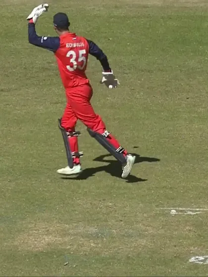 Logo of Dipendra Airee - Wicket - Netherlands vs Nepal
