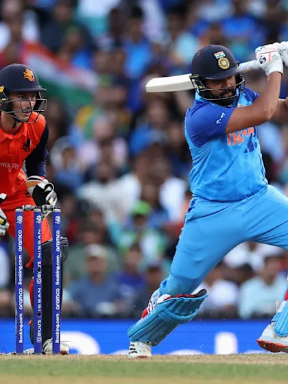 Rohit plays the late cut for four | IND v NED | T20WC 2022