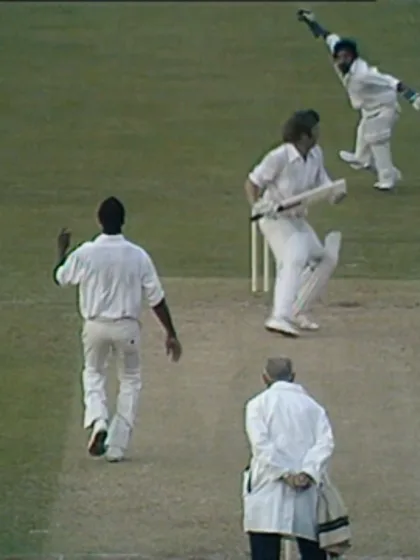 Logo of Clive Lloyd on West Indies' historic maiden Cricket World Cup triumph in 1975
