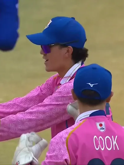 James West - Wicket - Ireland vs Japan