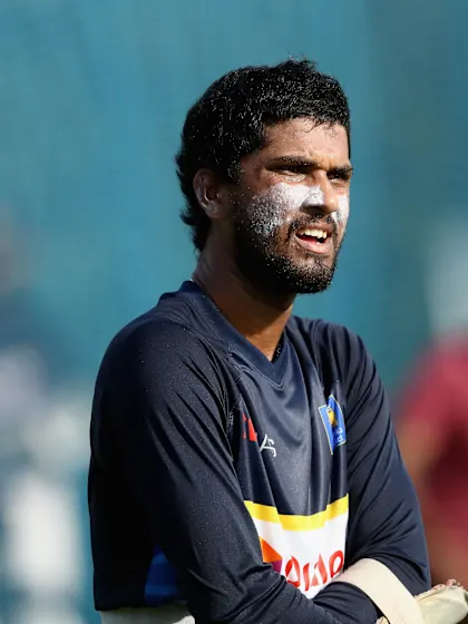 Chandimal suspended for one Test after being found guilty of changing the condition of the ball