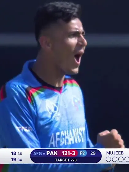 Logo of CWC19: PAK v AFG - Mujeeb keeps Afghanistan hopes alive dismissing Hafeez