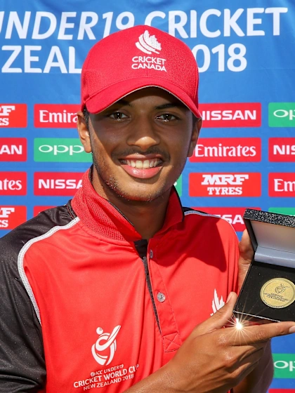 Gill becomes first Canada batsman to hit a century in the ICC U19 Cricket World Cup