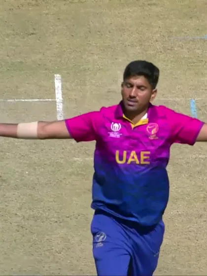 Chris Greaves - Wicket - Scotland vs UAE