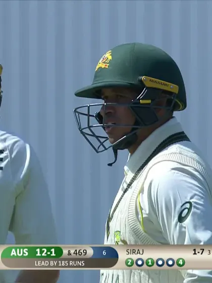 Logo of Four - Usman Khawaja - Australia vs India