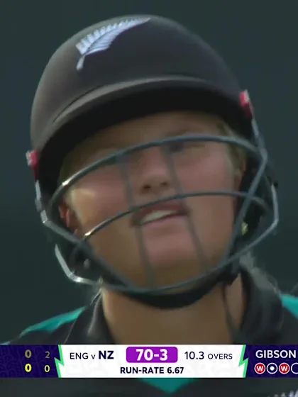 Izzy Sharp - Wicket - England vs New Zealand