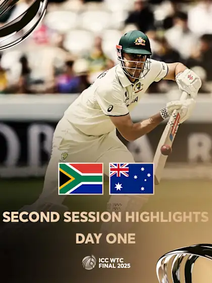 Logo of Smith and Webster help Australia fight back | Day 1, Session 2 Highlights | WTC25 Final