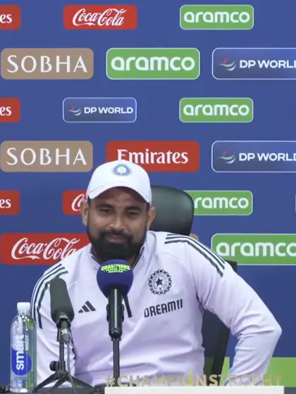 Mohammed Shami- India post-match press conference, 20 Feb '25