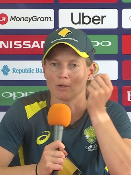 17 November - Guyana - Australia captain Meg Lanning post-match press conference