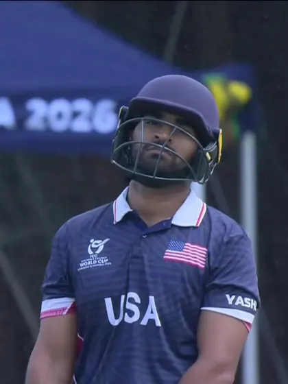 Sahil Garg with a Batting vs. India