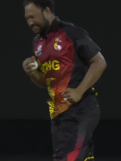 Dineshkumar Nakrani - Wicket - Papua New Guinea vs Uganda
