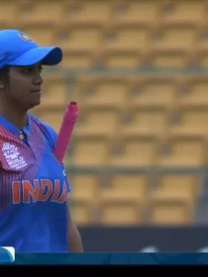 Vellaswamy Vanitha Wicket Fall IND V BAN Video ICC Womens WT20 2016