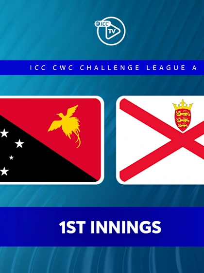 REPLAY: Papua New Guinea v Jersey (1st Innings)