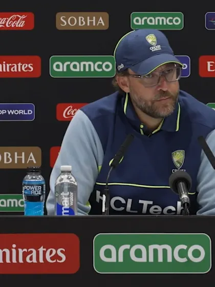 Logo of Daniel Vettori- Australia WTC 2025, Day 3 press conference, 13 June