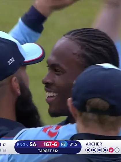 Logo of CWC19: Eng v SA – Archer breaks the deadlock as van der Dussen is dismissed