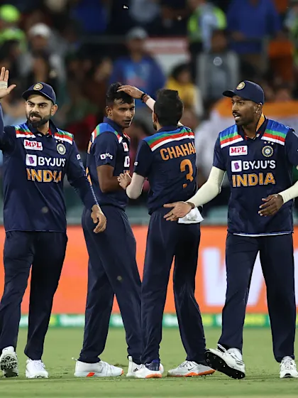 T Natarajan shines on T20I debut to hand India victory