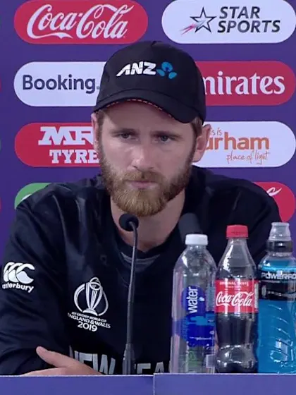 3 July - Chester-le-Street - New Zealand captain Kane Williamson post-match press conference