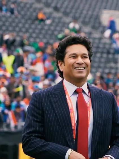 CWC19: IND v PAK - Sachin Tendulkar arrives at the ground