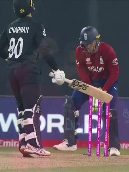 Mark Chapman - Wicket - England vs New Zealand