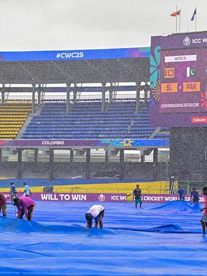 LIVE: Rain delays toss in Sri Lanka-Pakistan CWC25 clash