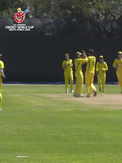 ICC U19 CWC: AUS v NGR – Marshall takes a wicket with his first ball