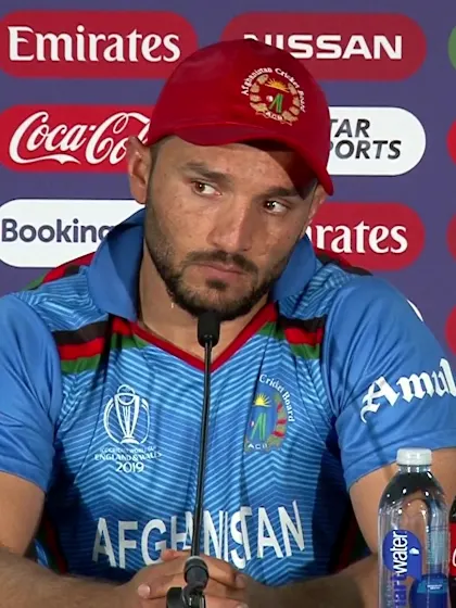 15 June - Cardiff - Afghanistan Captain Gulbadin Naib post-match press conference