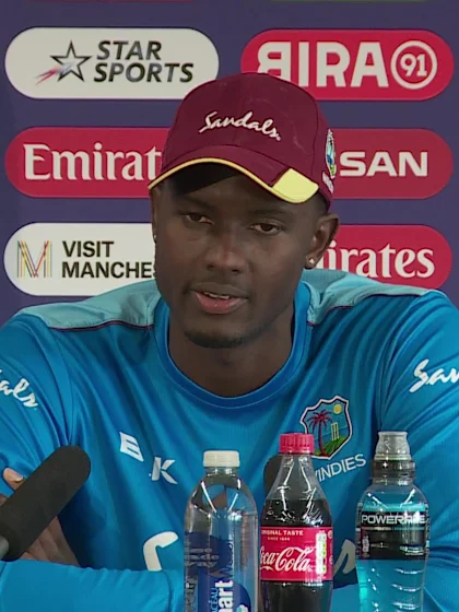 26 June - Manchester- West Indies Captain Jason Holder pre-match press conference