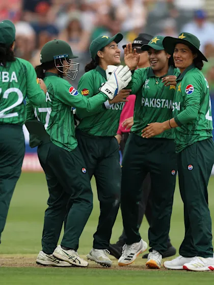Ayesha Zafar dismisses Robine Rijke | Women's T20WC 2026