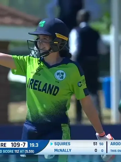 A cracking fifty from Annabel Squire | U19 Women's T20WC